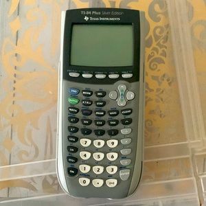 TI -84 Plus silver edition
